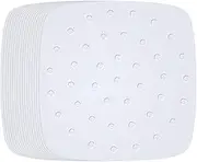 Air Fryer Parchment Paper Liners,100PCS Inch Square Air Fryer Liners, Unbleached Perforated Parchment Paper Sheets for Baking, Parchment Paper for Air Fryer,Steaming Basket,Baking,Ovening