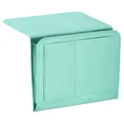 11" Felt Bedside Organizer Bed Hanging Caddy 5 Pockets Hanging Bag, Green
