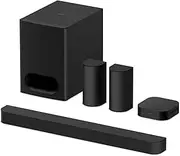 [Sony] BRAVIA Theater System 6, 5.1ch Home Theater System Sound bar with subwoofer and Rear Speakers, Surround Sound by Dolby Atmos/DTS:X Compatible HT-S60