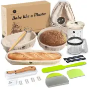 Banneton Bread Proofing Basket - A Complete Sourdough Bread Baking Supplies -...
