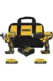 DEWALT 20V MAX Cordless Drill, Impact Driver, 2-Tool Power Tool Combo Kit