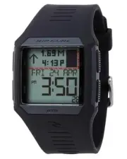 Rip Curl RIFLES DIGITAL TIDE WATCH Mens Surf Watch New - A1119 Black