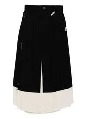 [MIHARA YASUHIRO] Wool Pasted Skirt