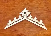 Antique Clock- Railroad Cuckoo Clock Topper Crown.