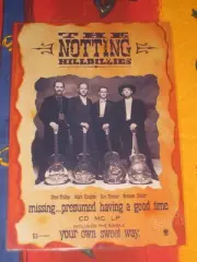 MARK KNOPFLER - DIRE STRAITS - NOTTING HILLBILLIES - PROMO COUNTER POSTER