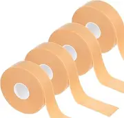 4 Roll Anti Blister Tape, Shoe Tape Heel Tape Foot Tape, Toe Tape for Pointe Shoes, Anti-Wear Blister Prevention Tape, Foam Tape for Point Shoes Hand Foot Heel Body Toe Skin Feet Chafing Protector