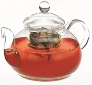 Avanti Eden Heat Resistant Borosilicate Glass Teapot, Clear, 15324