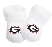 Future Tailgater Georgia Bulldogs Boxed Baby Booties