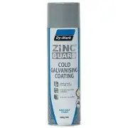 Dymark Zinc Cold Galvanised Paint Spray 400g Matt Grey Primer Steel Iron