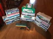 Hess trucks new in box (Lot) Mostly 1980"s New in box.