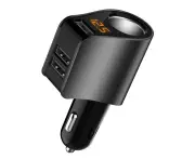 Car Charger,Multi-USB Cigarette Lighter Adapter,Socket Distributor