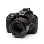 Camera silicone cover for Nikon D3500+ LCD Screen Protector Black