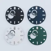 BOTIONI 32mm Luminous Watch Dial Black Blue Green White Fit NH39 Movement Part