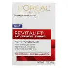 2 Pack L'Oreal Paris RevitaLift Night Night Moisturizer, 1.7 oz