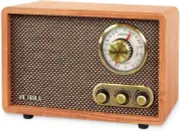 Retro Wood Bluetooth Radio with Built-In Speaker,Elegant & Vintage Design, Rotar