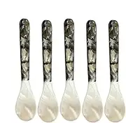 Caviar Spoons Shell Spoon, Shell Pearl Spoon Set | Glossy and Elegant Caviar Spoons Caviar Server for Serving Delicacies