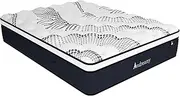 Audreamy Aurora Mattress - 34cm Bamboo Fiber Fabric Ergonomic 4D Euro Top 7-Zone Pocket Spring Medium Firm (King)