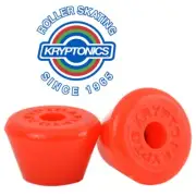 Kryptonics Roller Skate Toe Stops brake stoppers Fluo Red Pair