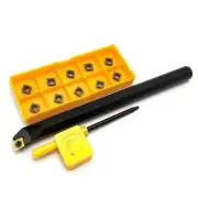 S06K-SCLCR06 +10pc CCMT060204 BP1125 lathe turning boring bar cnc carbide insert