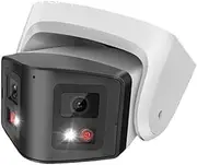 4MP 4MM Dual Lens Panoramic Smart Dual Light IP Camera POE Security Camera Smart Home Outdoor CCTV(4mm,8MP Turret Cam)