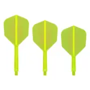 TARGET - K-FLEX All-In-One Moulded Flights NO6 Size - Neon Yellow