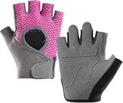Exercise Gloves | 1 Pair Workout Weightlifting Gym Gloves - Training Hands Equipment, Sports Wear Protectors for Rock Climbing, Rowing, Cycling, Hiking