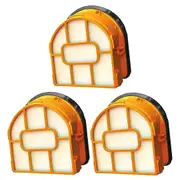 3pcs Filters For Wdb1f2 Aw201 Wd201 Wd101 Wd100 Vacuum Cleaner Household Vacuum Cleaner Filter Repl