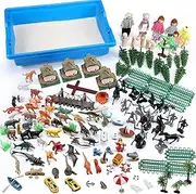 WinnerWhy Sand Tray Basic Portable Starter Kit Sandtray Portable Starter Kit Includes Tray, Sand, and 136 Miniatures