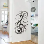 SIMPLE WALL STICKER MUSICAL NOTE PATTERN WALL DECAL HOME DEC