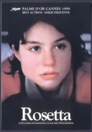 Modern FILM POSTER Postcard: ROSETTA (Emilie Dequenne). Free UK Post