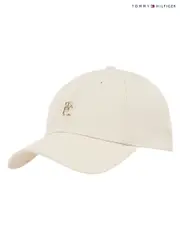 Tommy Hilfiger White Elevated Chic Cap (F54783) | $104