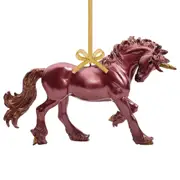 Breyer Horses 2024 Scarlet Unicorn Christmas Hanging Ornament 1:32 Stablemates Scale