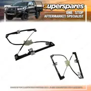 Left Hand Side Front Window Regulator for Volkswagen Caddy VAN 2K Without Motor