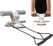 manhegari Abdominal Suction Cup | Ab Exercise Machine,3 Levels Adjustable, Double Suction Cup and Elastic Pull Rope for Abs Workout Aids, Feet and Leg Strength Training, Home Use