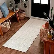 Aizza Trends Hand Made Hand Braided Eco-Frendly Natural Jute Floor Area Rug-Floor Carpet Runner Rug-Bed Side Runner Rug Home Decore Make in India-2 x 6 Feet (60 cm x 180 cm)