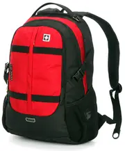 Swiss Waterproof 15.6" Laptop Backpack School Backpack Travel Shoulder Bag SN8350 Red