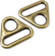 8 Pcs Triangle Rings Heavy Duty Metal Triangle Buckles D Rings for Purse Strap B