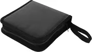 JEWEDECO CD Storage Bag DVD Bag Disc Storage Holder CD Bags DVD Storage Pouch CD Boxes CD Jewel Pouch DVD Case Storage CD Packet Reusable CD Organizer Pu CD Storage CD Bag Pu Disc Bag