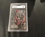 1995-96 Fleer Metal Metal Force #10 Scottie Pippen GMA 10 MT Bulls Investment