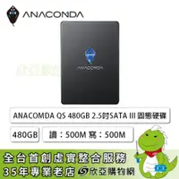 在飛比找欣亞購物優惠-[欣亞] 巨蟒 ANACOMDA QS 480GB/2.5吋