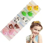 Hair Bobbles for Toddler Girls, Hair Bands for Girls - Trendy Soft Elastic Hair Bands Girls Hair Rope Compact Elastic Hair Bobbles Hair Accessories for Girls, Coloured Hair Bobbles for Girls