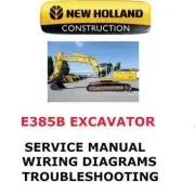 NEW HOLLAND E385B CRAWLER EXCAVATOR MANUAL SHOP SERVICE REPAIR PDF