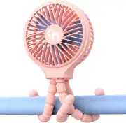 Portable Baby Fan - Rechargeable Clip-On Mini Fan for Stroller & Car