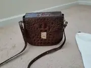 Brahmin Lizzie Chestnut Melbourne Crossbody Bag NEW WITH TAGS