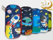 Pencil Case, Pen Zipper Pouch Medium Capacity, Stationery Box Bag School Student
