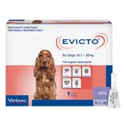 Evicto Spot On for Medium Dogs 10 to 20 Kg (BLUE) 4 Pack