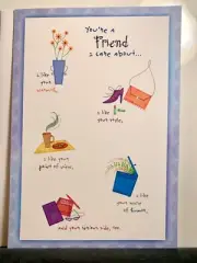 Friendship Thinking of You Large Greeting Card! I Just Like You!