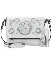Patricia Nash Corfu Crossbody Leather White New with Tags