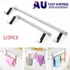Over Door Tea Towel Holder Rack Kitchen Bathroom Rail Cupboard Hanger Bar Hook