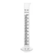 Plastic Graduated Cylinder Measuring Beaker - 100ml Science Measuring Test Tube